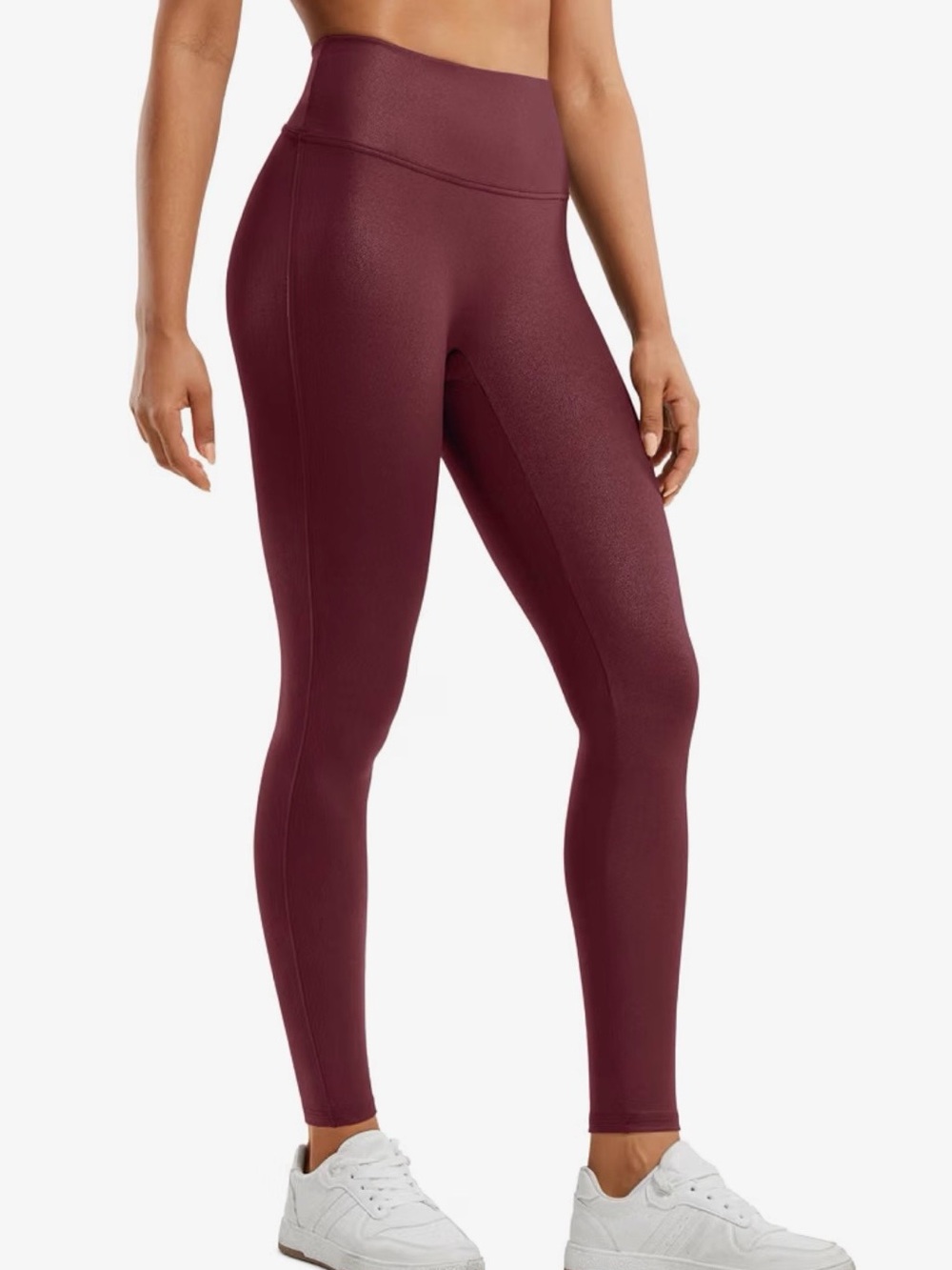 CRZ YOGA High-Rise Leggings in Wine